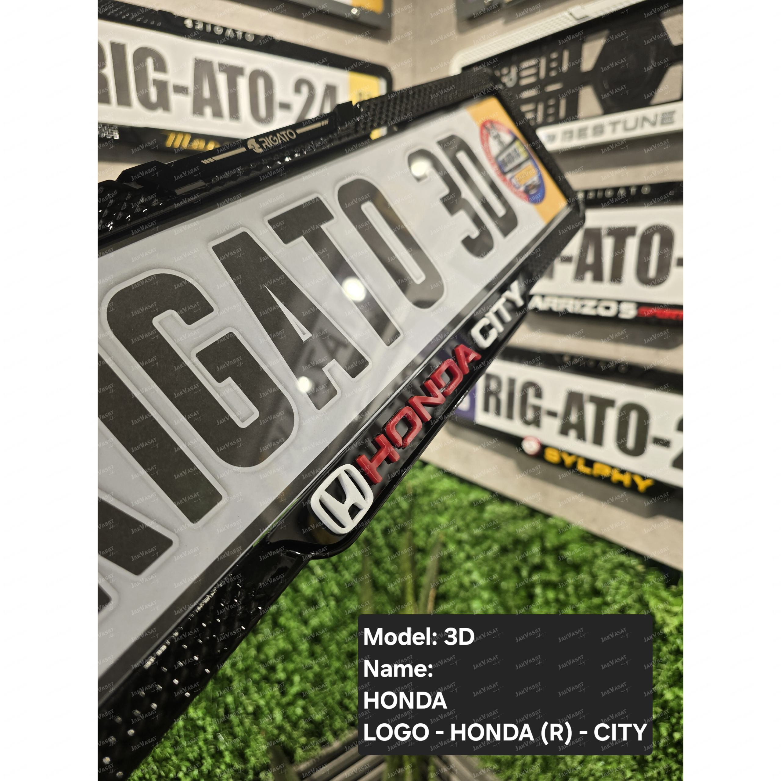قاب‌پلاک سه‌بعدی ضد‌سرقت هوندا(Honda) city